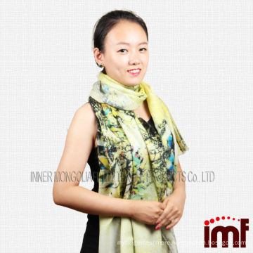 Wool Printed Printed Cotton Kashmir Scarf